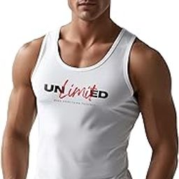 Trendy Printed Cotton Tank Top Vest for Men-picture-28
