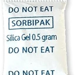 SORBIPAKS 0.5 Gram White Silica Gel Packets (Pack of 1000) | Dehumidifier Desiccant Moisture Absorber Silica Gel Pouches for Camera, Lenses, Shoes, Cloth, Tool Box, Leather Jackets, Photograph Albums-image-43