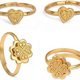 Set of 2 Pair Toe Rings Adjustable Traditional & Fashion Accessories-13