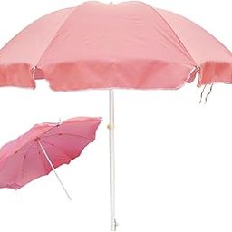 RAINPOPSON Garden Umbrella without Stand 7ft Outdoor Big Size Canopy Patio Umbrella (Pink)-picture-22