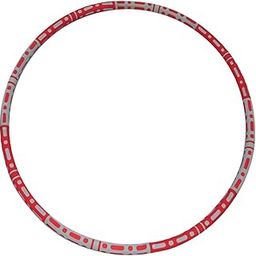 LOOM TREE® Weighted Hoop for Weighted Loss Adults Exercise Portable 8 Detachable Sections Red Gray | Fitness, Running & Yoga | Fitness Equipment & Gear | Abdominal Exercisers-image-93