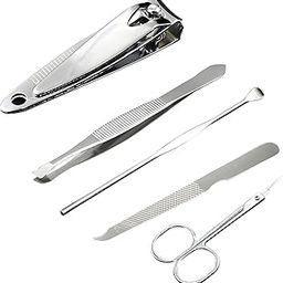 Oblivion Nail Scissors Professional Nail Clippers Kit Manicure Set 5 Pieces Top Grade Stainless Steel Grooming Kit For Travel Or Home Manicure Set-image-28