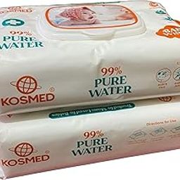 Kosmed Wet Baby Wipes,72 Wipes/Pac of 2-144 Wipes | Aloe Vera, Vitamin E & pH Balanced-image-36