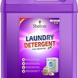 Shatras 4X Power Biodegradable, Baby Safe, No Harmful Chemicals, No Acid, Eco-Friendly, Environment Friendly, Baby Safe,Non Toxic Natural Laundry Liquid- Fresh Fragrance (5L)-image-31