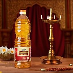 Cycle NAVIN Puja Oil (Diya/Lamp Oil), Blend of 5 Puja Oils with the Fragrance of Tulsi for Daily Puja, Festivals - Pack of 1 (1 Liter Pack)-image-2