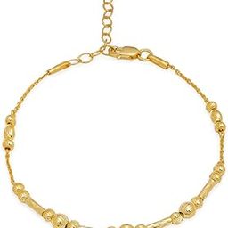 925 Sterling Silver Bracelet | Gold Plated Chain Bracelet | With Certificate of Authenticity and 925 Hallmark-50