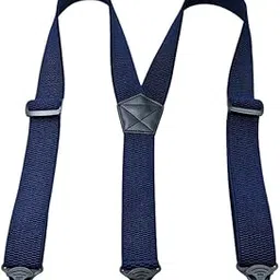 yashidun 3.8CM Elastic Suspenders for Men and Women with 3 Plastic Clip Buckles Adjustable Strap Braces-picture-5