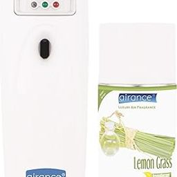 Airance Automatic Air Freshner Dispenser (2 Years Warranty) With Refill Lemon Grass - 250 ML - LemonGrass 3000 Sprays-image-80