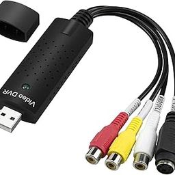 USB 2.0 Audio Video Capture Easier Cap Adapter TV VHS DVD with 24 Inch USB Extension Cable Easier Cap Video Capturing Device-19