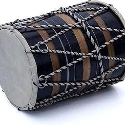 Musical 8-Inch Dholak for Kids and Babies - Authentic Indian Percussion Instrument Random Color Send-picture-13