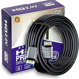 rts High-Speed 3D 4K 10 Meter HDMI Cable HDMI 2.0 Supported | 4K 60Hz, HD Audio & Video 2160p, Compatible with Windows, Computer, Laptop, Apple Projector, Set-top Box, HD TV,Monitor,Xbox 360,PS5 PS4-31