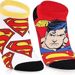 Unisex Secret - Length Superhero Cartoon Character Socks -Pack Of 2-image-38