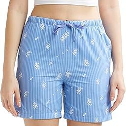 RX15 Women's Super Combed Cotton Woven Relaxed Fit Checkered Shorts with Side Pockets (Prints May Vary)-image-43