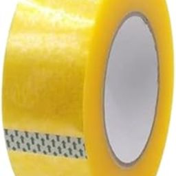 Premium BOPP Transparent Packing Craft Tape Yellow Color (2"×2000 Mtr.) Pack of 1-image-94