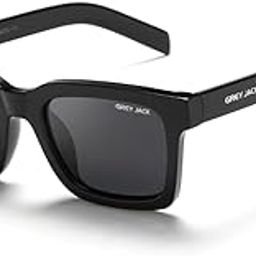 Square Full Rim Sunglasses for Men Women,Stylish and Vintage Polarized Eyewear for UV400 Protection 3362-10