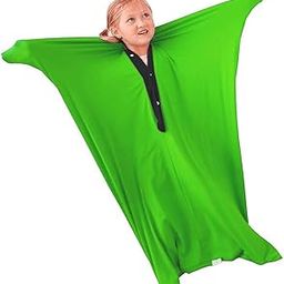 DELVOYE Sensory Body Sock Autism Toys for Kids 5-7 Safe, Breathable, Comforting Deep Pressure Sensory Training Sack for Kids with Stress Relief (Color : Green, Size : S-40"x27")-image-106