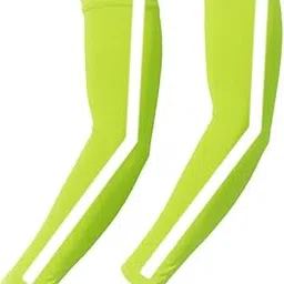 velura Cooling Arm Sleeves Summer Compression Sleeves for Cycling Fishing Gardening yellow|1 pair Cooling Arm Sleeves |Protective Gear| Team Sports |Sporting Goods-picture-19