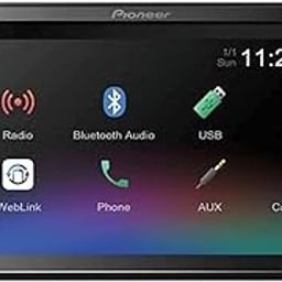 Pioneer Car Stereo DMH-A245BT,15.7 cm (6.2) WVGA Clear Resistive Touchscreen BT/USB/AUX/Radio, Weblink - Mirroring,Full HD Video-USB Devices,13-Band EQ, Pre-outs3 (2V),MOSFET 50W X 4,Rear Camera in-image-7
