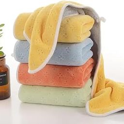 Khillayox 400 GSM Microfiber Anti-Bacterial Double Sided Hand Towel | Super Soft and Absorbent Multipurpose Towels for Bathroom, Gym, & Workout Towels,(40 x 60 CM, Multicolor) Pack of 5-image-92