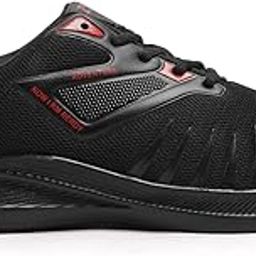 Adventure Sports Running Shoes for Men, Black, Slip Resistant, Water Resistant, Thick Sole-image-84