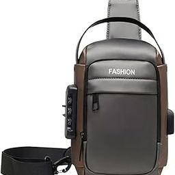 Men’s Small Travel Crossbody Sling Bag with USB Charging Port | Waterproof Anti-Theft Fanny Pack with Multiple Pockets & Adjustable Strap-17