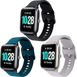 ViCRiOR Bands Compatible with 19mm Willful SW021 ID205L/SW025 ID205S Smart Watch, Quick Release Soft Silicone Replacement Band for YAMAY SW020 SW021 SW023 ID205 ID205L ID205U-image-46