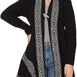 Women Ladies Girls Winter Wear Woolen Open Front Longline Hem Long Sleeves Shrug Cardigan-25