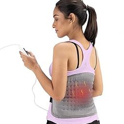 AGARO Ortho Electric Heating Pad, Orthopaedic Heating Belt with Temperature Controller, Heat Therapy Waist Belt, for Pain Relief of Back, Neck, Lumbar Muscle Strain, Cramps (Grey, HP4112)-11