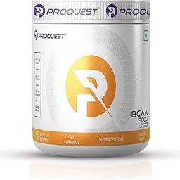 Proquest Nutrition BCAA 5000, 5g BCAAs in 2:1:1 Optimal Ratio (240g, 30 Servings) Mango Rush Flavor | Powerful Intra Workout Supplement for Men & Women for Muscle Recovery, Hydration & Endurance-30