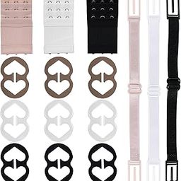 PHLSTYLE Bra Strap Clips, Bra Extenders 3 Hooks, Bra Strap Holder, Bra Clips for the Back, 15 Pack Bra Strap Combination, Medium-image-48