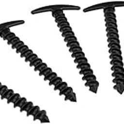 CALANDIS™ 5Pcs/Pack 14.5cm Plastic Tent Peg Nail Tent Stakes for Outdoor Black | Tent & Canopy Accessories | Tents & Canopies | & Hiking | Outdoor Sports-image-6
