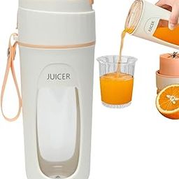 Rhonnium Portable Juice Blender Bottle | USB Portable Blender Bottle | 340ML Fresh Fruit Blender for Travel, Gym, Office & Sports-image-74
