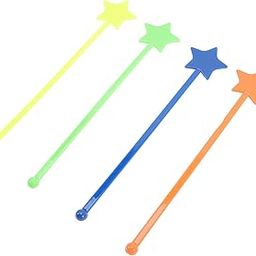 OHPHCALL Acrylic Stirring Sticks Set 30pcs Star Stir Sticks Large Stirring Rods for Coffee Reusable Beverage Rods-image-41