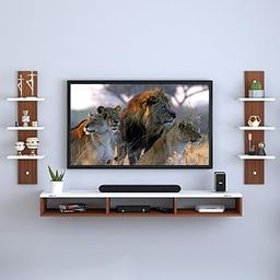 WUDLIX Wooden Wall Mounted Tv Unit | Tv Stand | Setup Box| LCD Cabinet| Tv Entertainment Unit| TV Stand Wall,TV Panell-picture-31