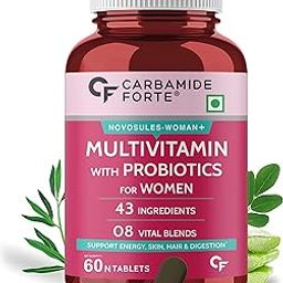 Carbamide Forte Multivitamin Tablets for Women with 43 Ingredients -60 Veg Tablets-14