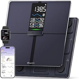 Ovutek Professional Smart Scale for Body Weight, BMI, Body Fat, Muscle Mass, Highly Accurate Body Composition Weighing Machine, Bathroom Digital Scale Large Display Sync with Fitness App, 450lb-5