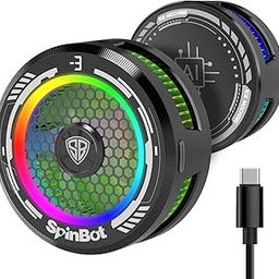 SpinBot IceDot Mag v1 Magnetic Semiconductor Mobile Cooler | Smart AI,L1,L2 Mode for Temperature Control |15W Freeze Cooling | for iPhone 12/13/14/15/16, iPads and Android Smartphones (Black)-image-67