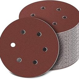 Dumdaar Sanding Disc 150mm (6") with 6 Holes (60 Grit, 15)-picture-17
