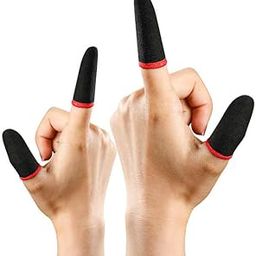 Anti-Slip Thumb Sleeves, Slip-Proof Sweat-Proof for Mobile Phone Gaming, Multicolour (2 Pairs - 4 Pieces)-13