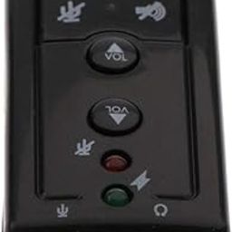 Sound Card External 3D Virtual 7.1CH for Musical for Musical Accessory Black-24