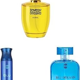 Ajmal Bombay Dreams EDP Perfume for Women & Ajmal Blu Deodorant for Man, 200 ml & Ajmal Blu Dreams EDP Fougere Perfume for Men, 100 ml-44