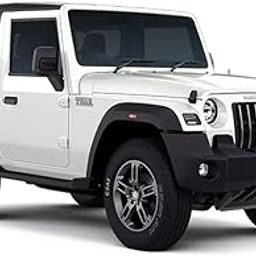 Metal Diecast Thar Toy Car for Kids | Mahindra Jeep Style 4x4 Model with Pull Back Action, Openable Doors | Premium Miniature Vehicle for Boys/Girls Age 3+ (White)-14