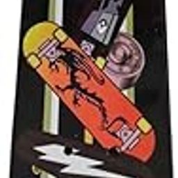 Scotputt Fully Assemble 17 Inch x 5 Inch Big Size Skating Board 120 Kgs Weight Capacity 5 Years Kids to 10+ Years Unisex Adults Handheld Crusier Skateboard (Multidesign)-90
