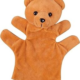 UJEAVETTE Hand Puppets Plush Make Your Own Puppets Finger Puppets Toy for Storytelling Bear-7