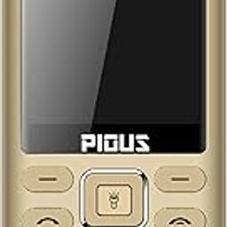 Pious M28 Dual Sim (GSM + GSM) Keypad Mobile Phone Featuring, LED Torch Light, SMS (2.8 Inch Display, Wireless FM Radio, 3000 mAh Big Battery, Gold)-3