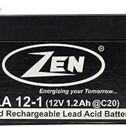 ZEN 12 Volt 1.2Ah SMF VRLA Battery | Battery for UPS Systems, Emergency Lighting, Security Devices, Solar, More Applications-image-3