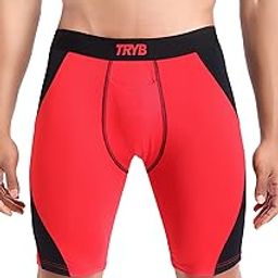 Men's Sports Underwear | Stretchable Energizer Compression Long Trunks for Running & Gym Workout | Quick Dry, Moisture Wicking | Athletic Innerwear Boxers-image-72