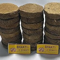 Bhakti2Shakti - Making Worship Special - Cow dung Cake for Holi Puja (Pack of 24 uple) | Holika Dahan/badkulla/badkula/badkulaya | Natural Gobar ke Cake | Kande for navratri havan | Havan ke uple-image-90