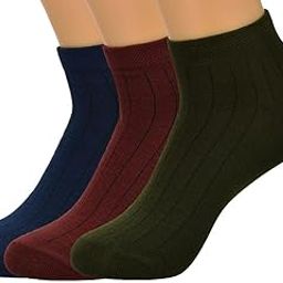 Ankle Lining Socks Soft & Breathable Cotton Blend Comfortable Fit Sweat-Absorbing, Durable & Stretchable Multi-Color Combo 4 for Men & Women Socks_160-picture-17