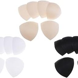 FABLOFT® 9 Pairs Soft Women's Triangle Bra Pads Inserts for Sports Bra Bikini-image-47